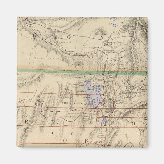 Grondgebied Utah Magneet (Voorkant)