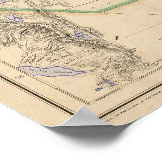 Grondgebied Utah Poster (Hoek)