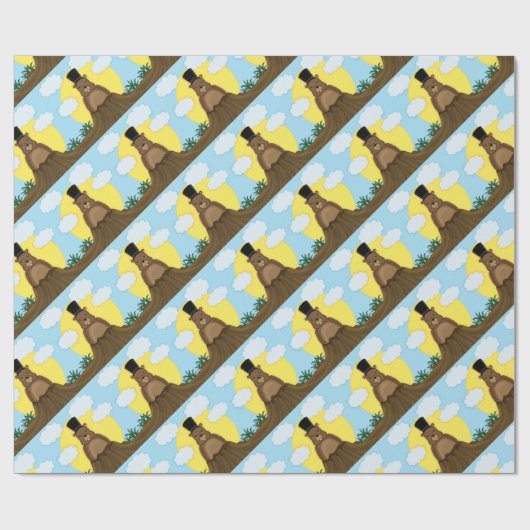 Grondhoefdag Cadeaupapier (Vlak)