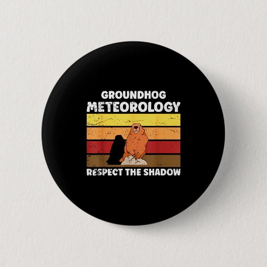 Grondhoerddag Meteorologie Citaat Voor Meteoroloog Ronde Button 5,7 Cm (Voorkant)