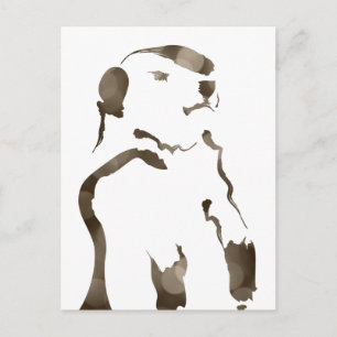 grondhog bokeh briefkaart