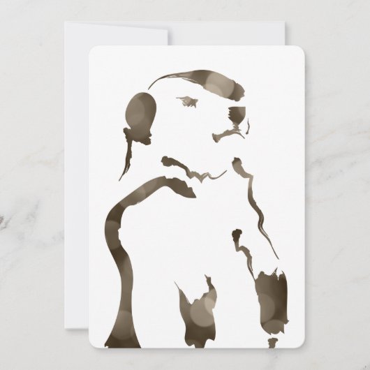 grondhog bokeh kaart (Voorkant)