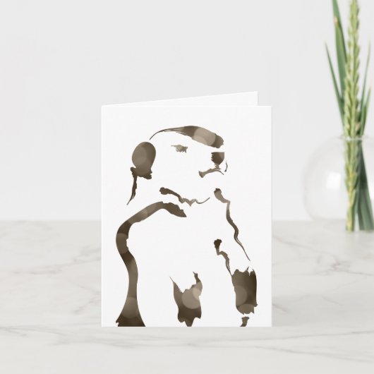 grondhog bokeh kaart (Voorkant)