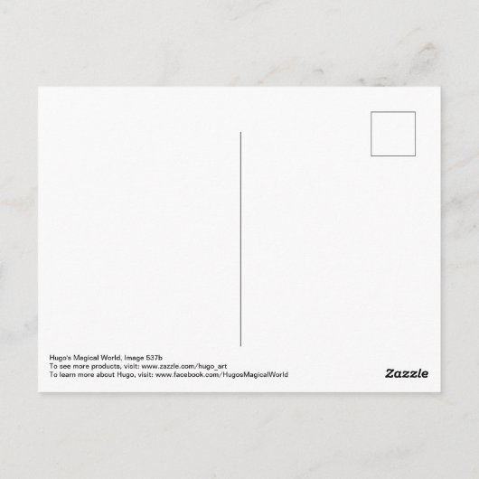 Grondhog briefkaart (Achterkant)