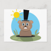 Grondhog Briefkaart (Voorkant)