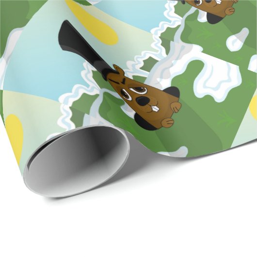 Grondhog Cadeaupapier (Rol Hoek)