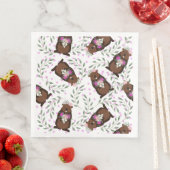 Grondhog-dagpapier Servet (Insitu)