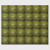 Grondhog in een veld voor het verpakken van papier (Vlak)