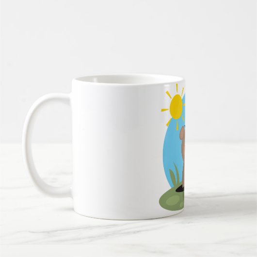 Grondhog Koffiemok (Links)