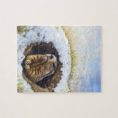 Grondhog Legpuzzel (Horizontaal)