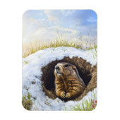 Grondhog Magneet (Verticaal)