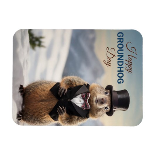 Grondhog Magneet (Horizontaal)