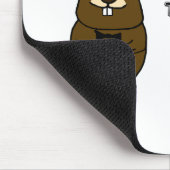 Grondhog regelt weer, je controleert mijn hart muismat (Hoek)