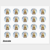 Grondhog Ronde Sticker (Vel)