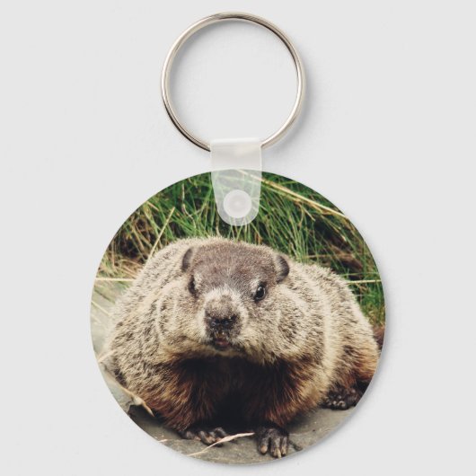 Grondhog Sleutelhanger (Voorkant)