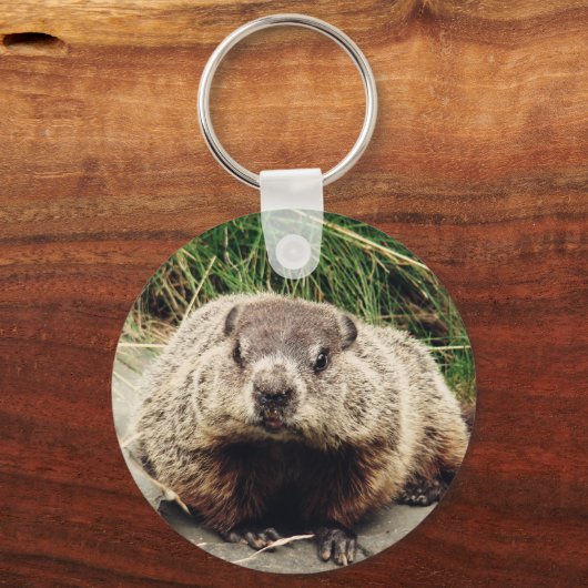 Grondhog Sleutelhanger (Voorkant)