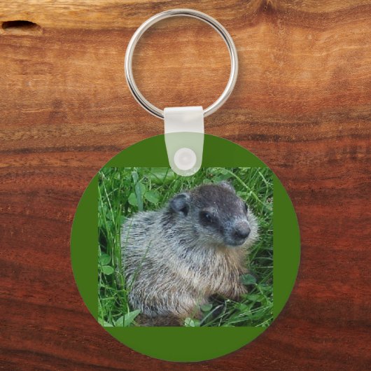 Grondhog/Sleutelhanger Woodchuck Sleutelhanger (Voorkant)