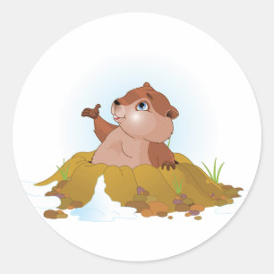 Grondhog Stickers