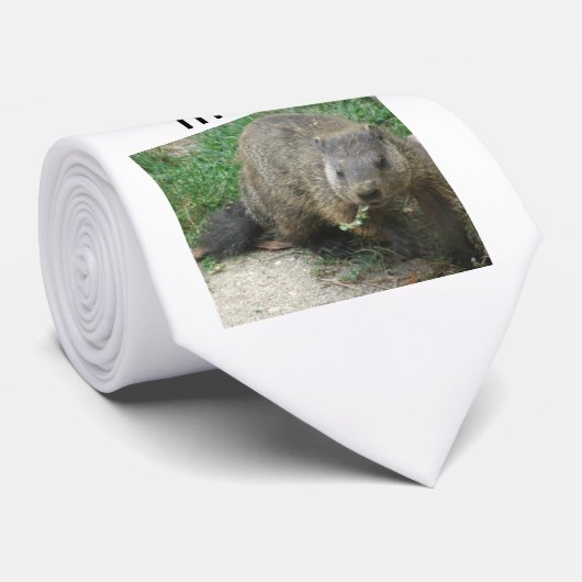 Grondhog Stropdas (Opgerold)