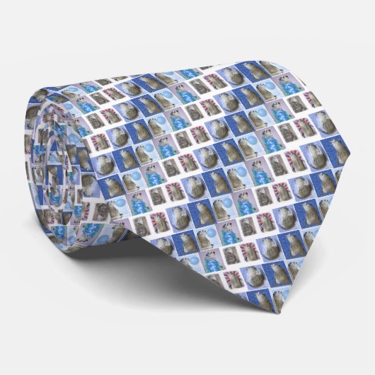 Grondhog Stropdas (Opgerold)