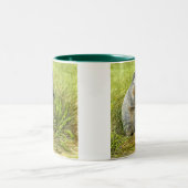 Grondhog Tweekleurige Koffiemok (Center)