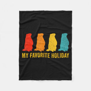 Grondhond Dag Shirt Decoraties Kostuum Bosmarmot Fleece Deken