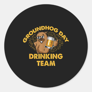 Grondhoorndag Drinkteam Grondhoorndag Bierliefhebb Ronde Sticker