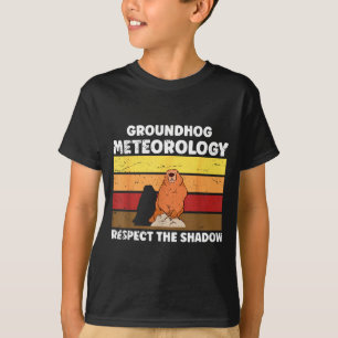 Grondhoorndag Meteorologie Citaat voor Meteoroloog T-shirt