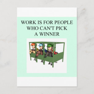 grondig gefokte paardenraceontwerp briefkaart