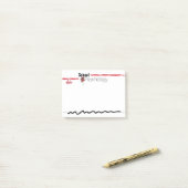 Grondig moderne schoolpsychologische post-it notit post-it® notes (Op bureau)