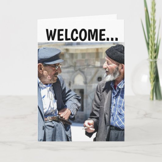 GRONDIG OUD MAN OP DE HILL Kaart (Voorkant)