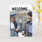 GRONDIG OUD MAN OP DE HILL Kaart (Gele Bloem)