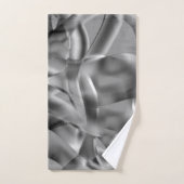Grondige grijze vormen, met lichttonen bad handdoek (Handdoek)