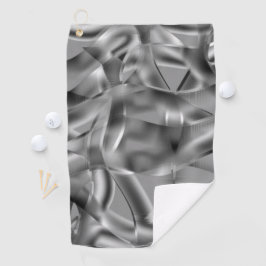 Grondige grijze vormen, met lichttonen golfhanddoek