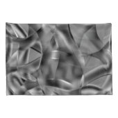 Grondige grijze vormen, met lichttonen kussensloop (Achterkant-Rechts)