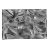 Grondige grijze vormen, met lichttonen kussensloop (Voorkant-Rechts)