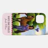 Grondige paarden in pasta Case-Mate iPhone case (Achterkant (horizontaal))