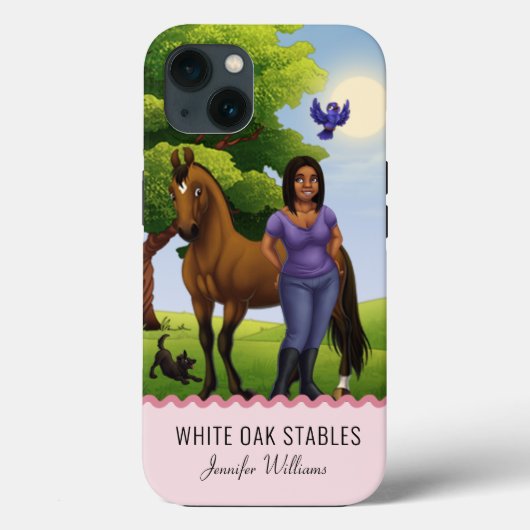 Grondige paarden in pasta Case-Mate iPhone case (Achterkant)