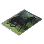 Grondige paarden op het veld Bloem Notitieboek (Linkerzijde)