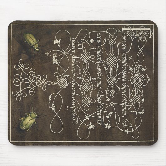 Grondkever en scarabee van Mira Calligraphiae Muismat (Voorkant)