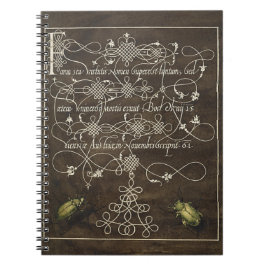 Grondkever en scarabee van Mira Calligraphiae Notitieboek