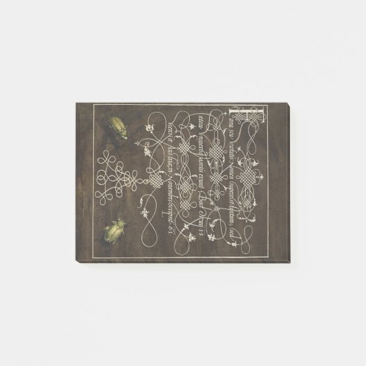 Grondkever en scarabee van Mira Calligraphiae Post-it® Notes (Voorkant)