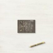 Grondkever en scarabee van Mira Calligraphiae Post-it® Notes (Op bureau)