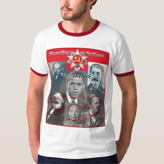 Grondleggers van "OWS" T-shirt (Voorkant)