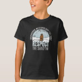Grondmeteorologie respecteren de schaduw T-shirt (Voorkant)