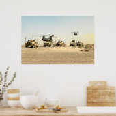 Grondoperatie Irak poster (Keuken)