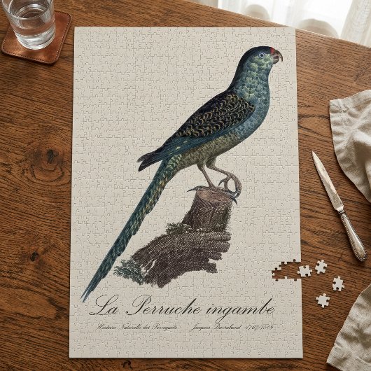 Grondpapegaai of Moerasparkiet, Pezoporus Wallicus Legpuzzel