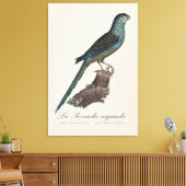 Grondparkiet of Moerasparkiet, Pezoporus Wallicus Canvas Afdruk (Insitu (Woonkamer))