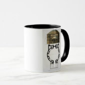 Grondplan en gevel van het Pantheon, Rome, van Mok (Voorkant rechts)