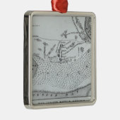 Grondplan van de slag in San Jacinto Metalen Ornament (Rechts)